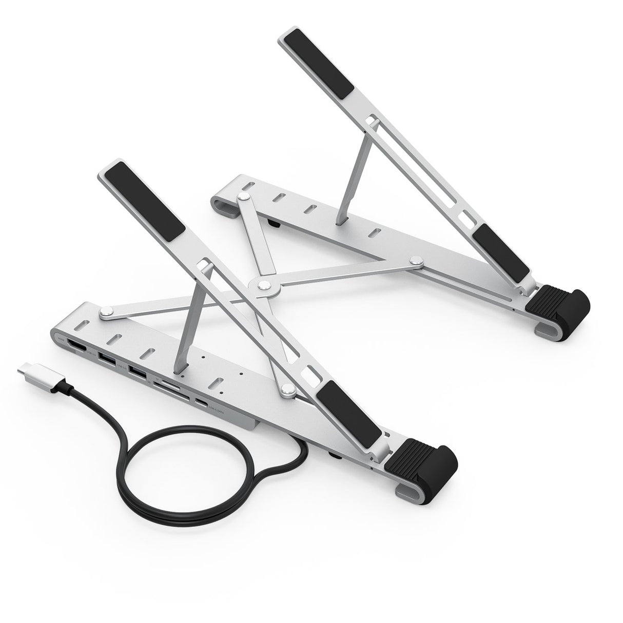 Choetech base estação multifuncional 7 em 1 para laptop PD/USB-C HDMI(4K/30Hz)/2xUSB-A/1xUSB-C/1xSD/1xTF preto (HUB-M43)