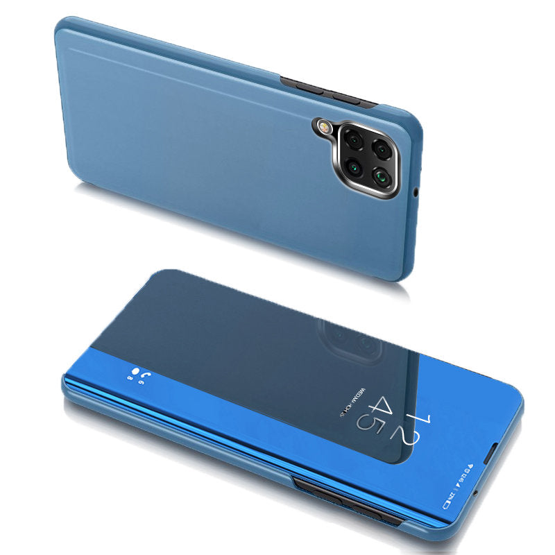Capa Clear View com tampa para Samsung Galaxy A22 4G azul