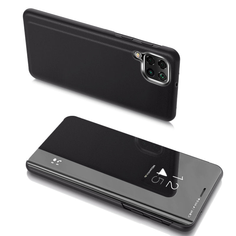 Capa Clear View Case com tampa para Samsung Galaxy A22 5G preto