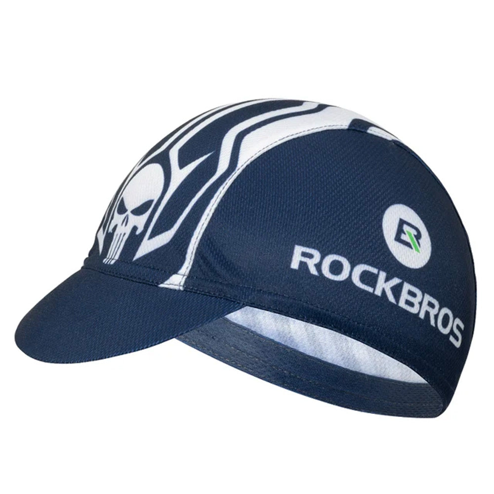 Gorro de ciclismo Rockbros MZ10019 com viseira - azul