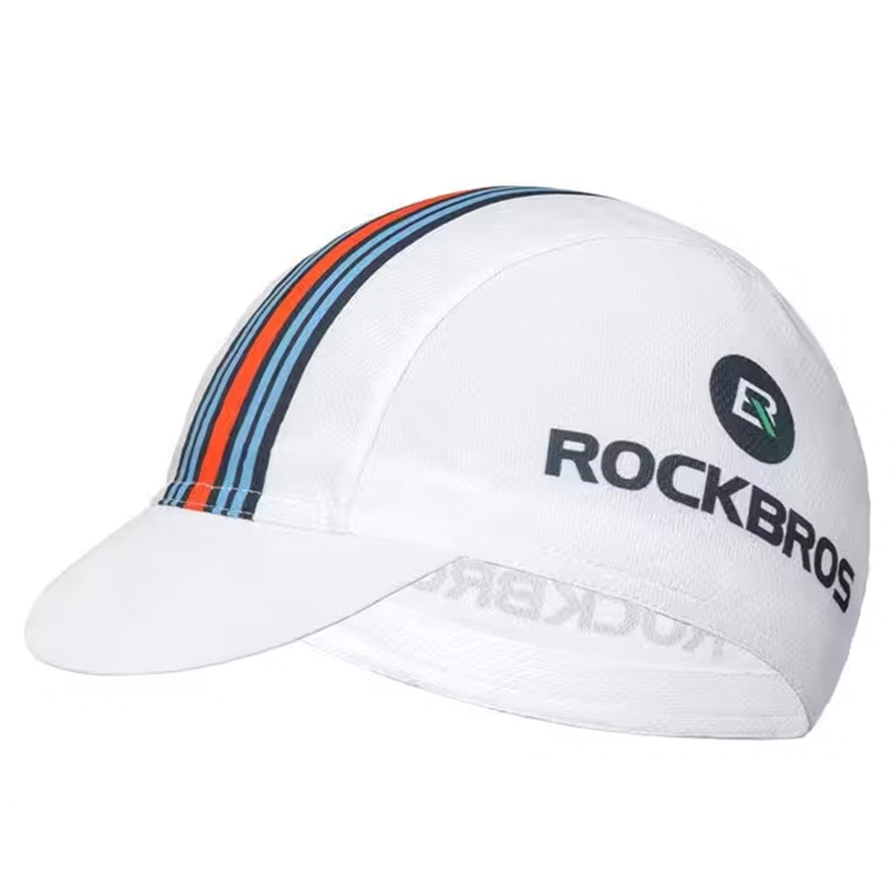 Boné de ciclismo Rockbros MZ10022 com viseira - branco