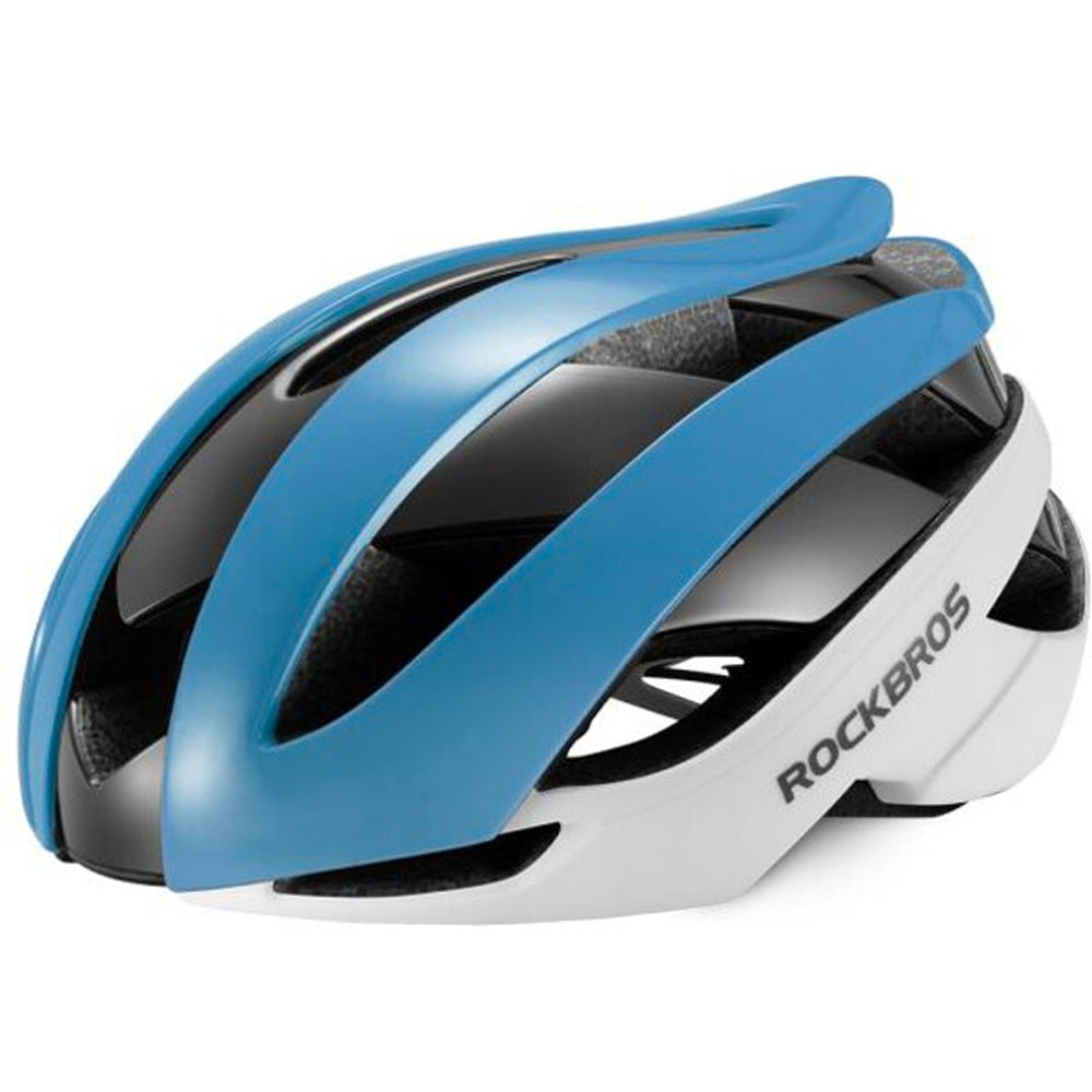 Capacete de bicicleta Rockbros 10110004003 tamanho L - azul e branco