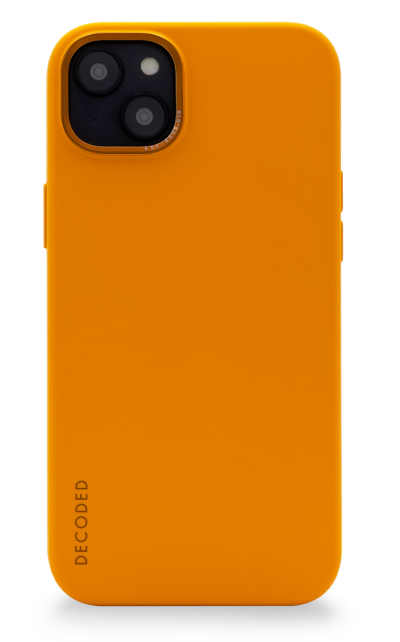 Capa de Silicone Decoded com MagSafe para iPhone 14 Plus - laranja