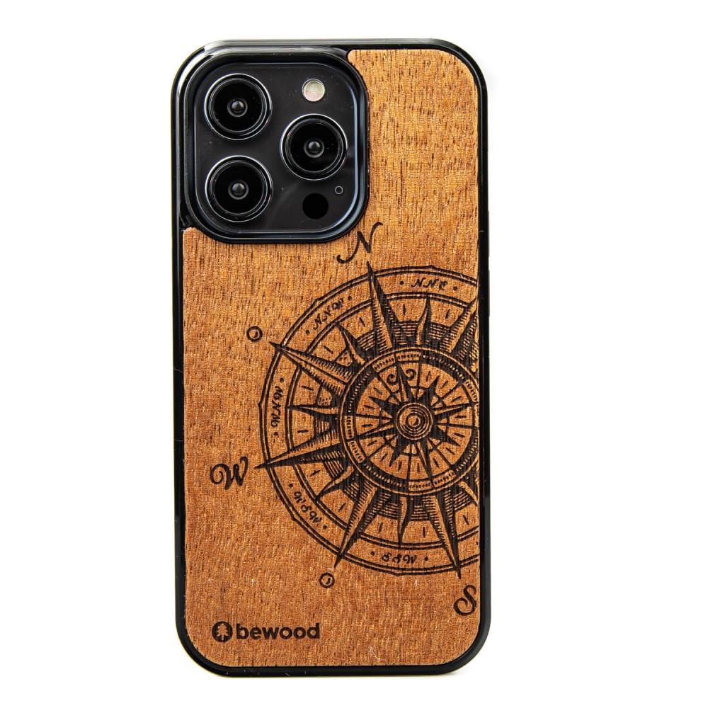 Capa de madeira Bewood Traveler Merbau para iPhone 15 Pro