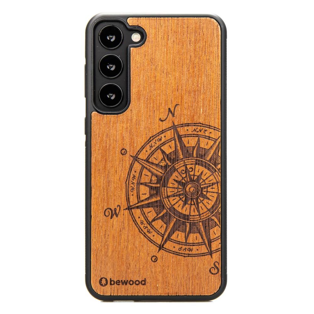 Capa de madeira Bewood Traveler Merbau para Samsung Galaxy S23 Plus