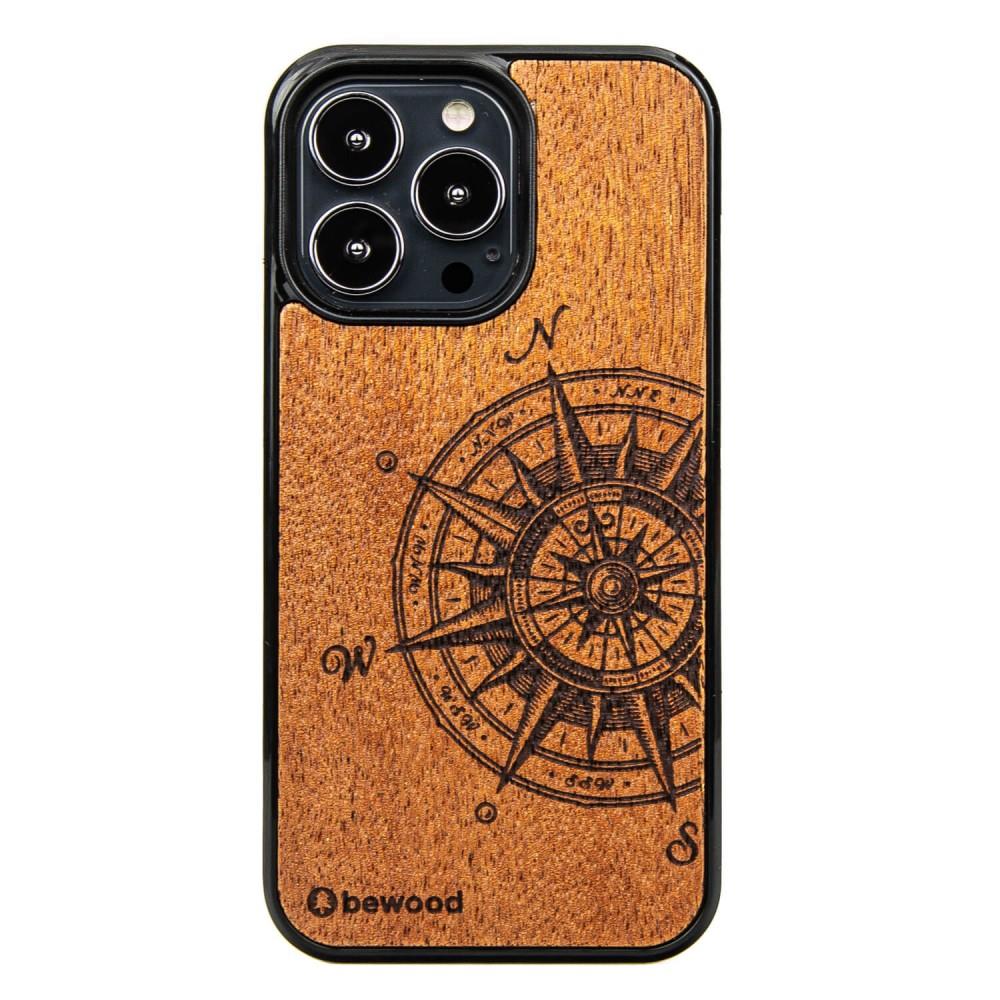Capa de madeira Bewood Traveler Merbau para iPhone 13 Pro