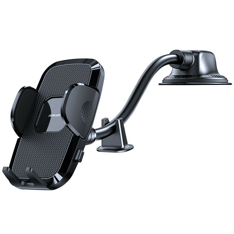 Suporte para telefone de carro Joyroom com braço flexível para painel e vidro preto (JR-ZS259)