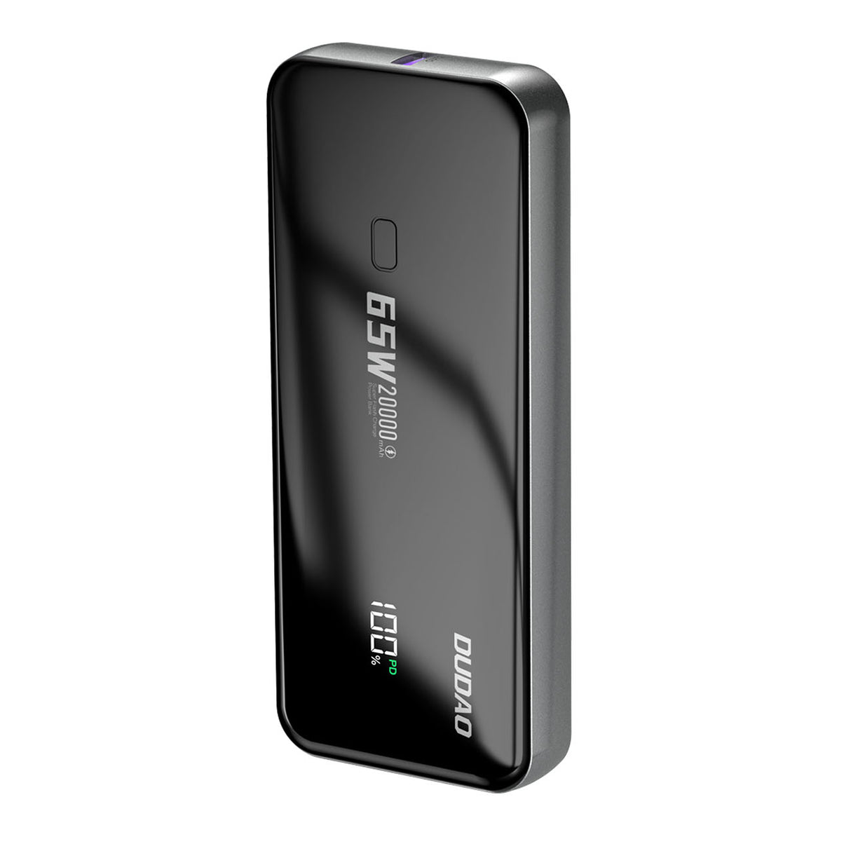 Powerbank Dudao K65 20000mAh 65W 1x USB-C 2x USB-A com display - preto