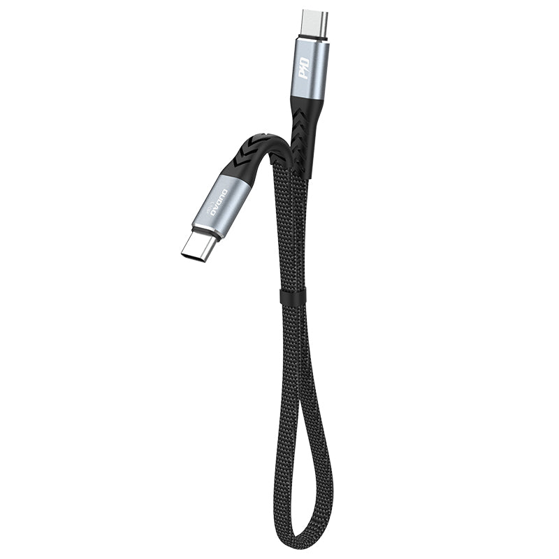 Cabo Dudao L10C USB-C para USB-C PD 100W 5A 0,23m - preto