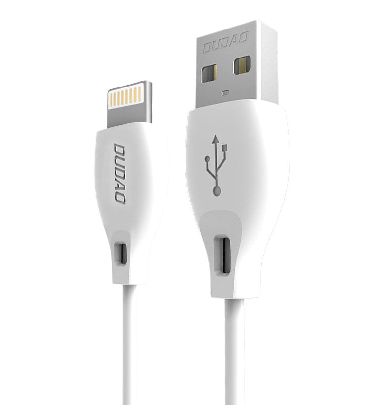 Dudao cabo USB / USB Tipo C 5A 1m branco (L2T 1m branco)