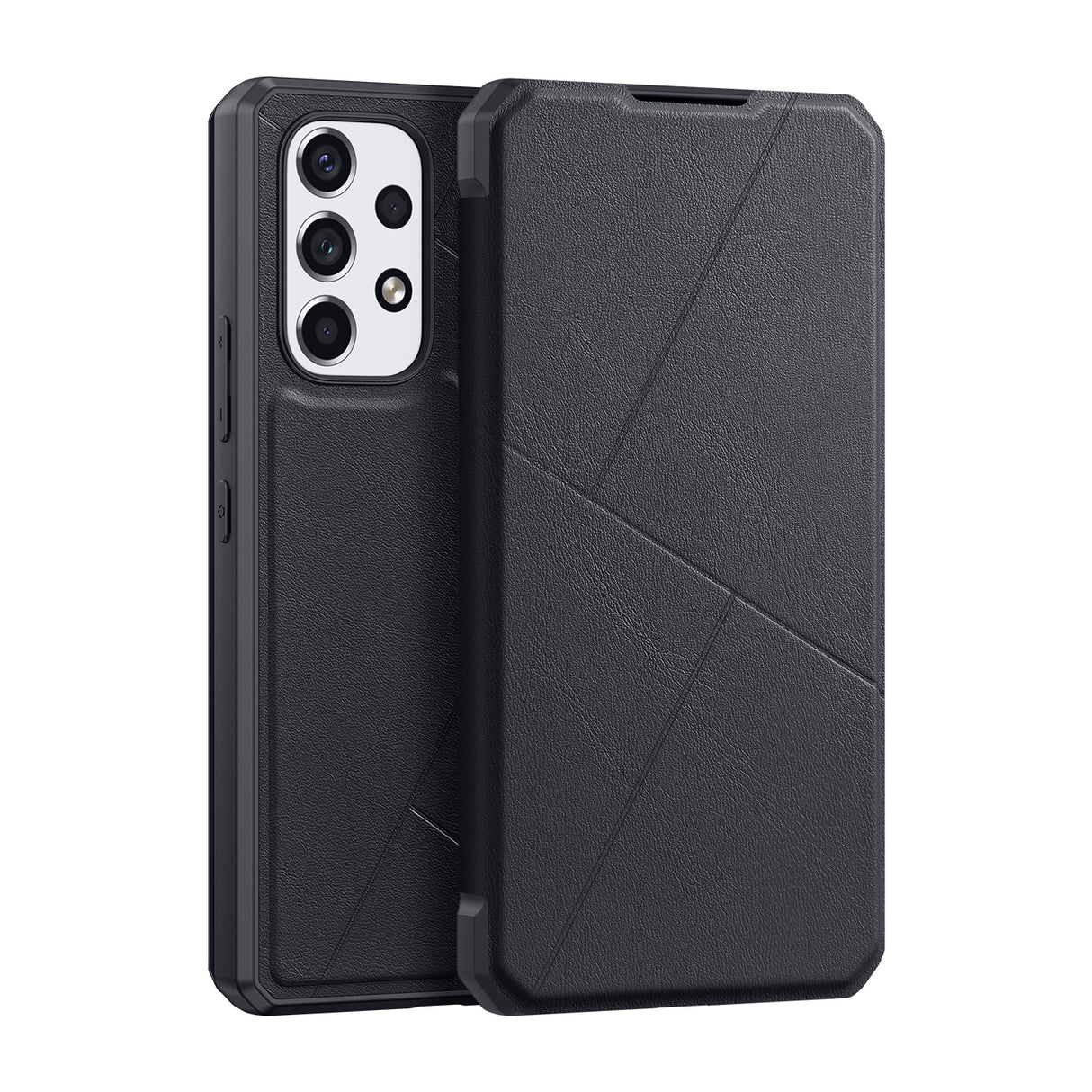 Capa DUX DUCIS Skin X com aba para Samsung Galaxy A73 preto