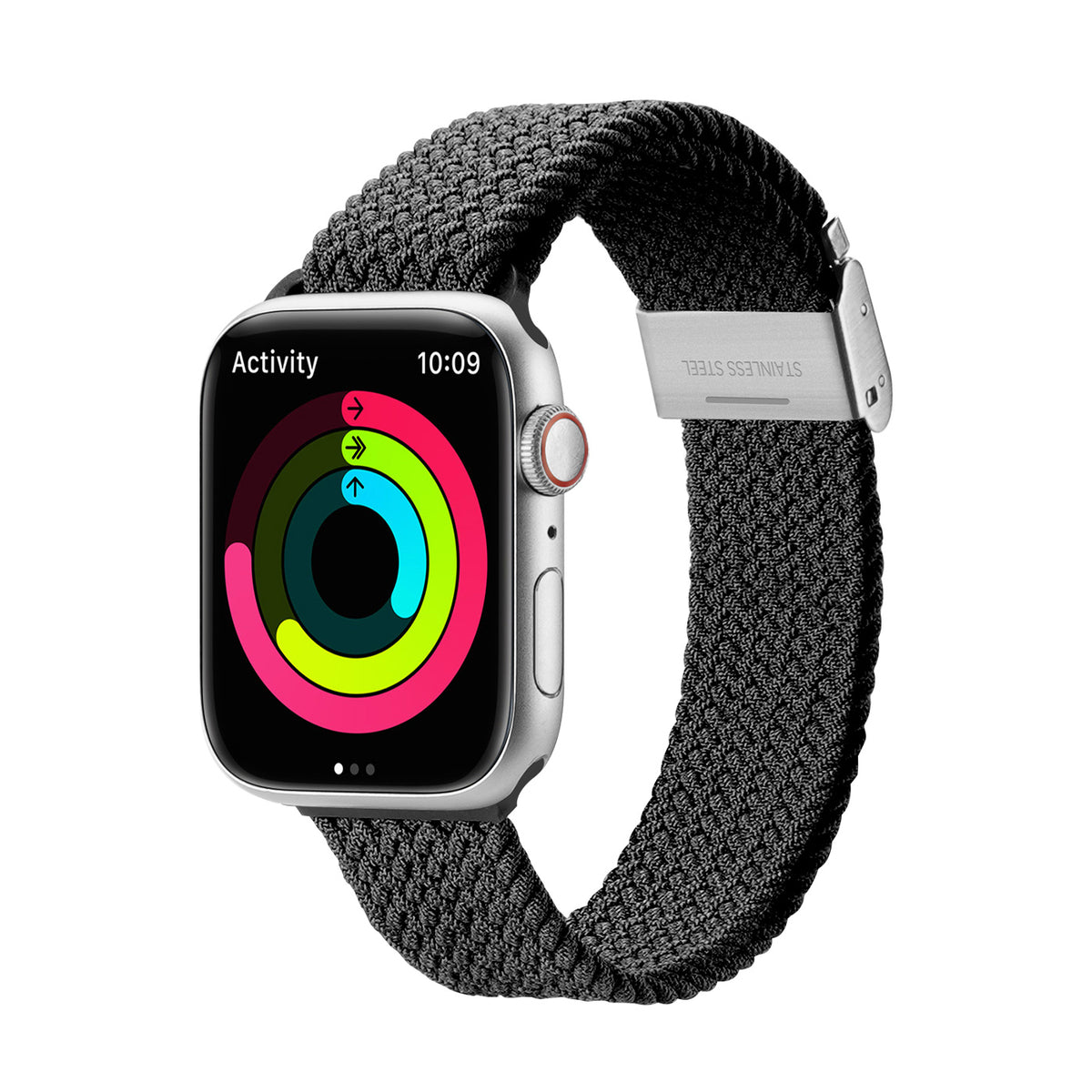 Pulseira Dux Ducis Strap (Versão Mixture II) para Apple Watch Ultra, SE, 9, 8, 7, 6, 5, 4, 3, 2, 1 (49, 45, 44, 42 mm) pulseira trançada preta