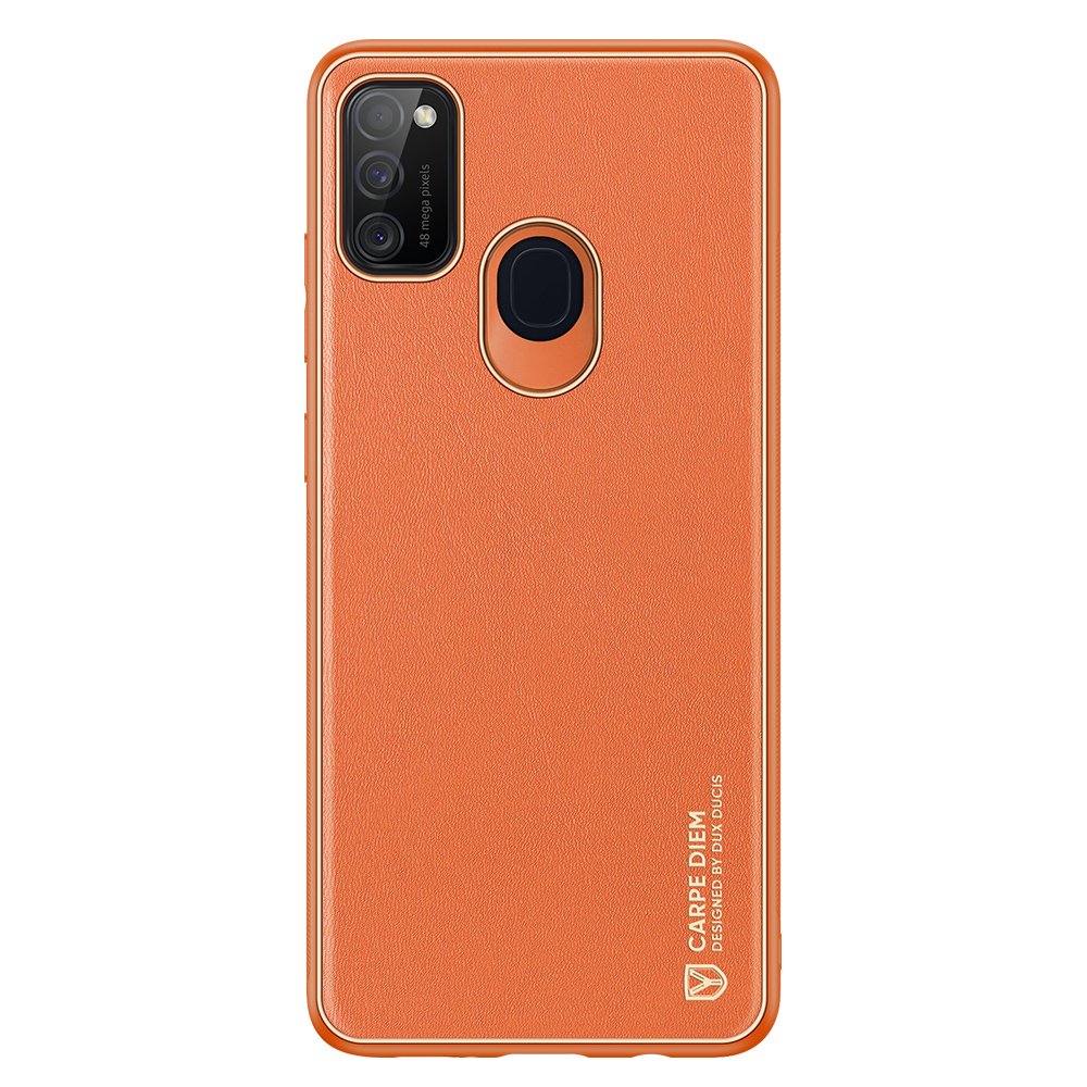 Dux Ducis Yolo capa elegante de couro ecológico para Samsung Galaxy M30s rosa