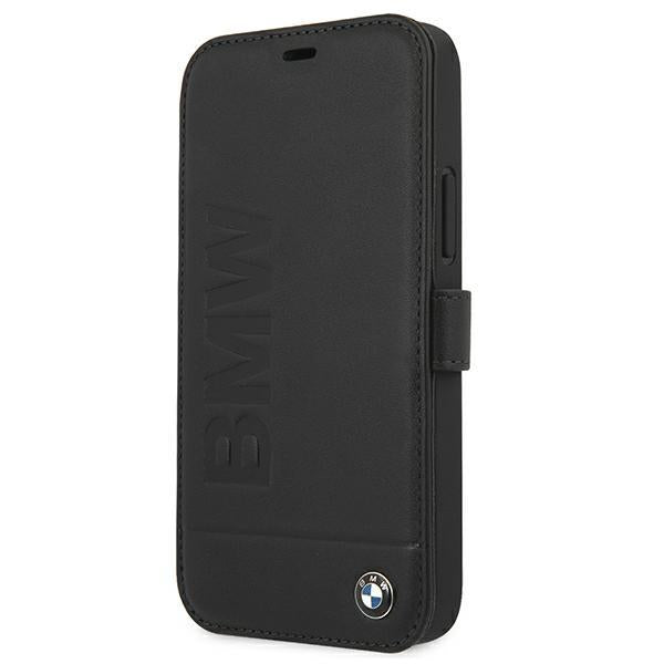 Estojo BMW M Collection PU Carbon Stripe para iPhone 12 mini - preto