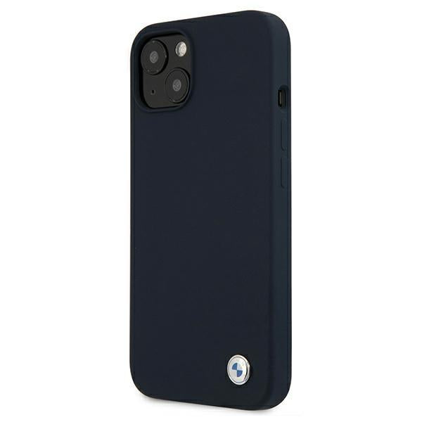 Capa BMW Silicone Signature para iPhone 13 mini - cor granada