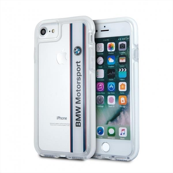 Capa BMW Motorcase para iPhone 7 - transparente e branca