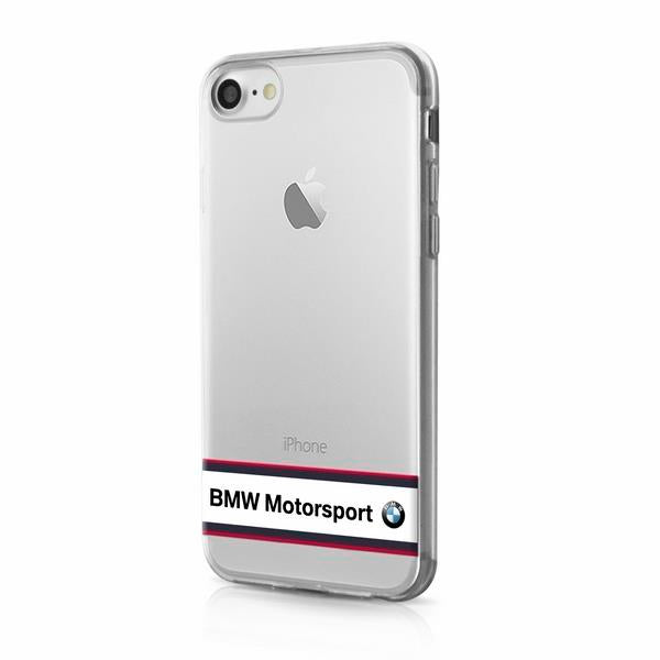 Capa BMW Motorsport para iPhone 7 - transparente e branca