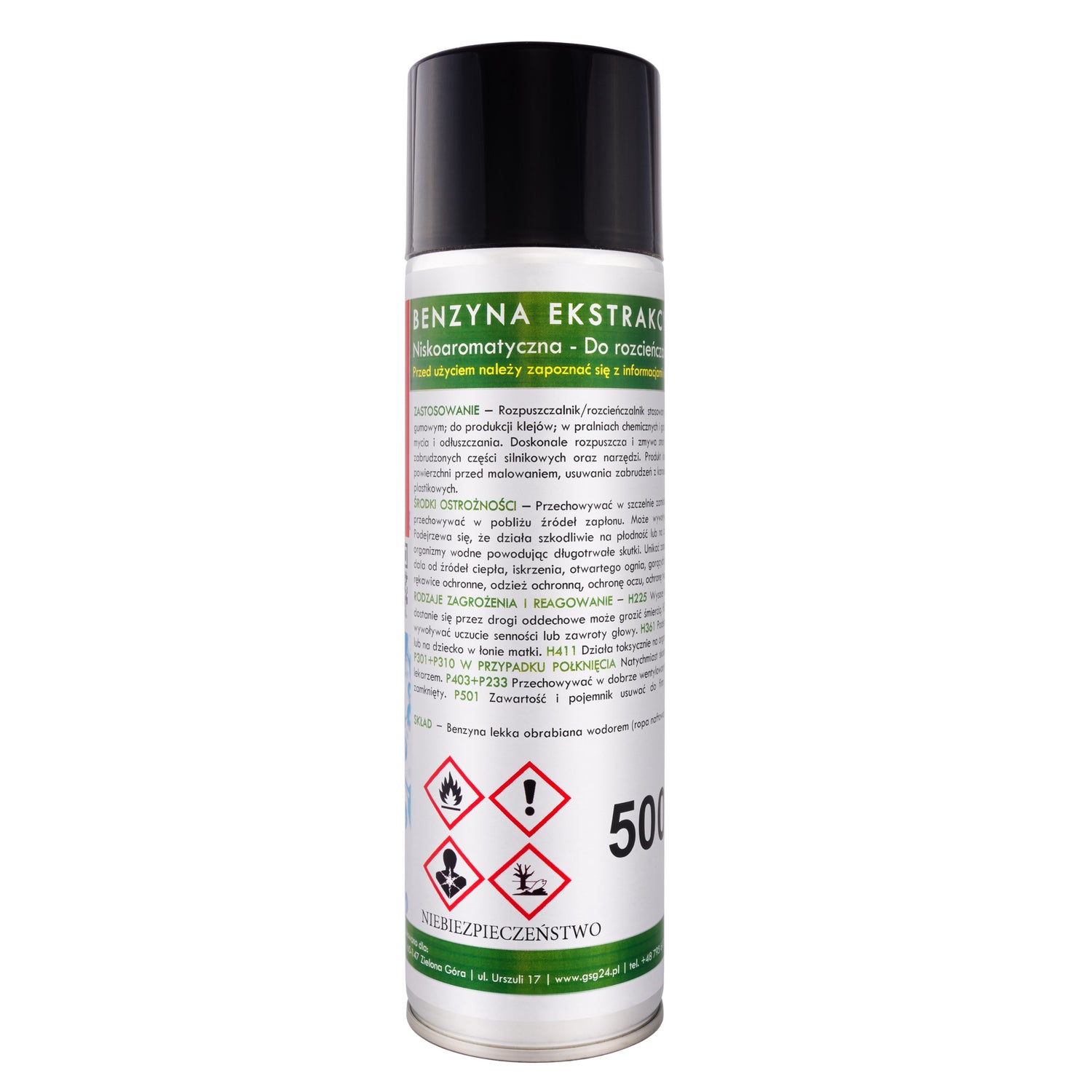Benzina de extração em aerossol B-MAX Spray 500ML
