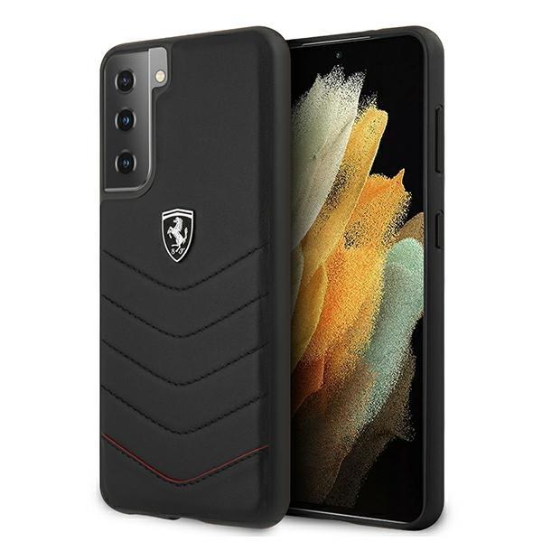 Estojo BMW Signature Logo Imprint para Samsung Galaxy S21+ - preto.