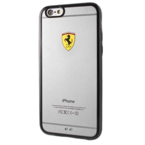 Capa Ferrari Racing Shield para Samsung Galaxy S7 - transparente-preta