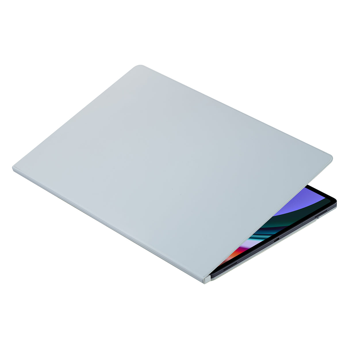 Capa tipo livro inteligente com aba e suporte para Samsung Galaxy Tab S9 Ultra - branca