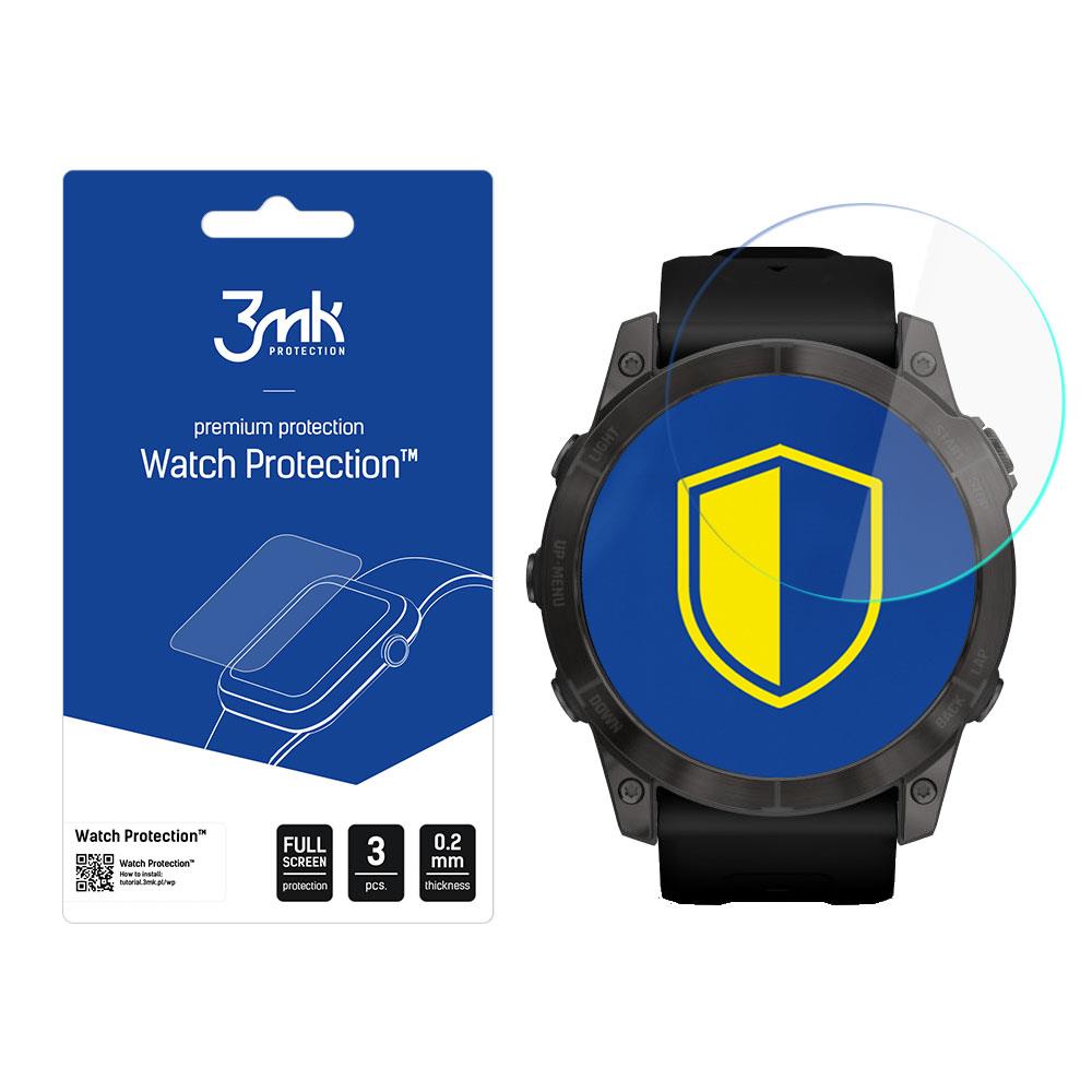 Proteção 3mk Watch Protection™ v. FlexibleGlass Lite para Garmin Fenix 7 em vidro híbrido
