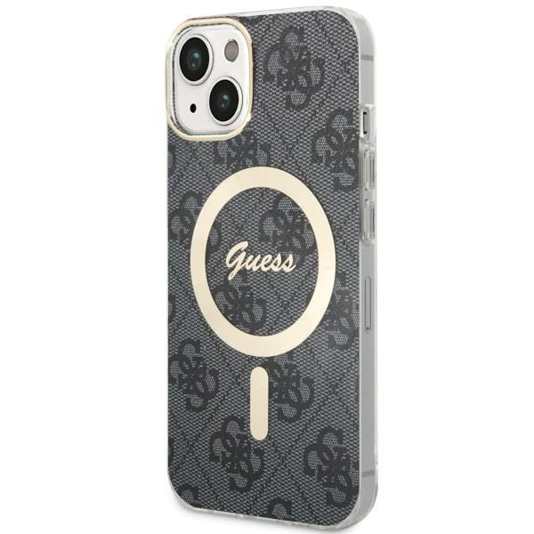Capa Guess 4G MagSafe para iPhone 14 Plus - preta