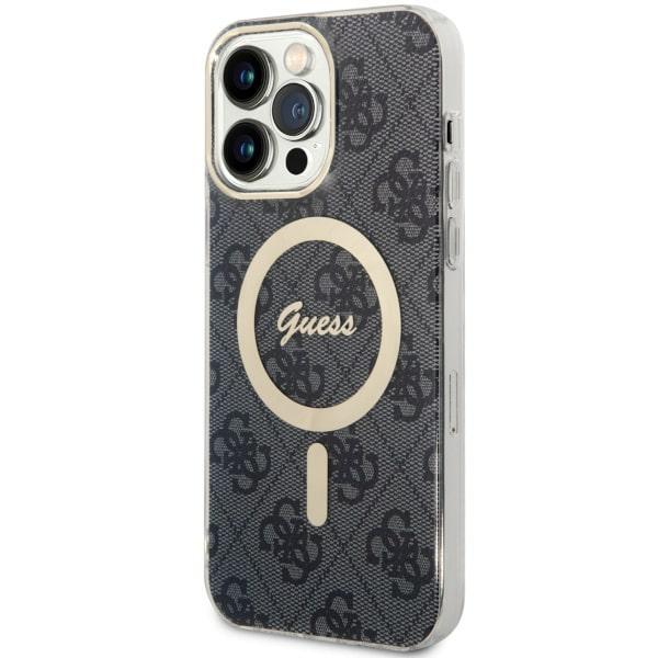 Capa Guess 4G MagSafe para iPhone 14 Pro Max - preta