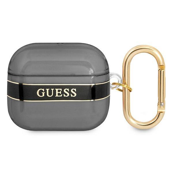 Capa Etui Guess Strap Collection para AirPods 3 - preta