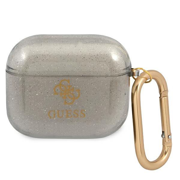 Estojo Guess Glitter Collection para AirPods 3 - preto