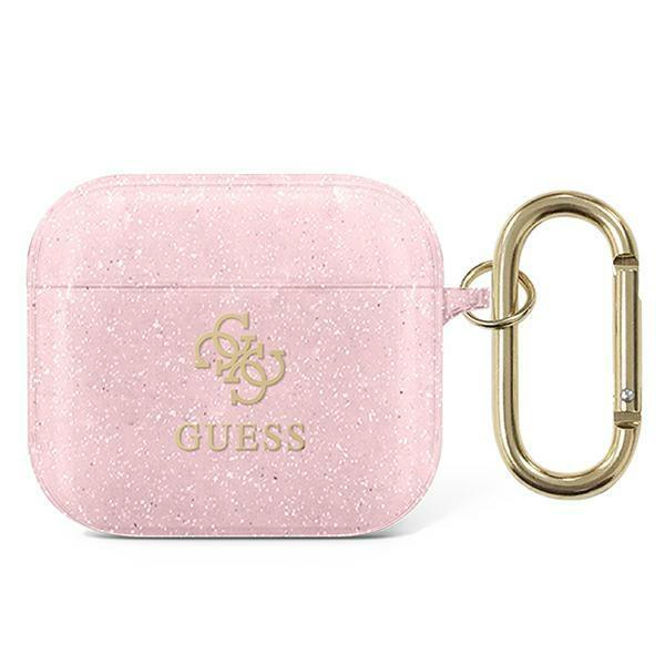 Capa Guess Glitter Collection para AirPods 3 - rosa