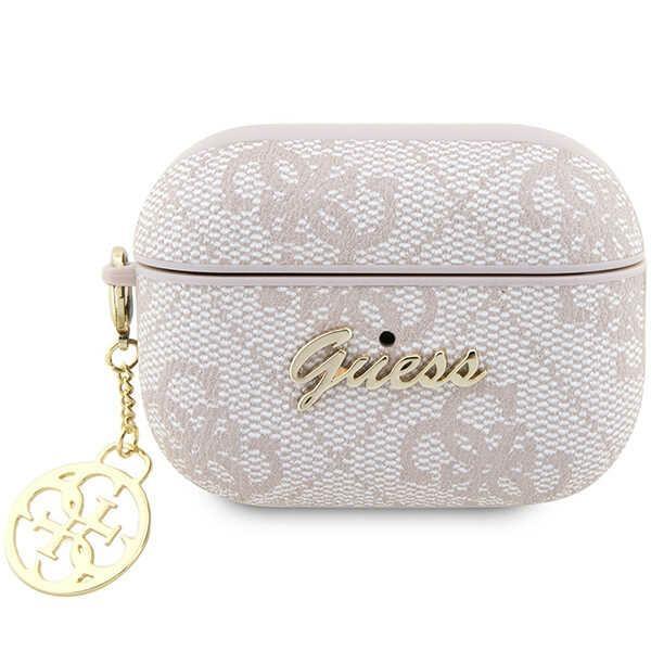Etui Guess 4G Charm Collection para AirPods Pro 2 - rosa