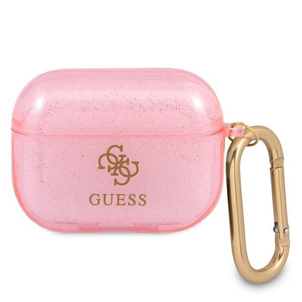 Estojo Guess Glitter Collection para AirPods Pro - rosa