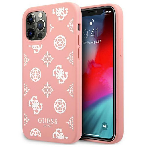 Capa Guess Peony Collection para iPhone 12 Pro Max - rosa