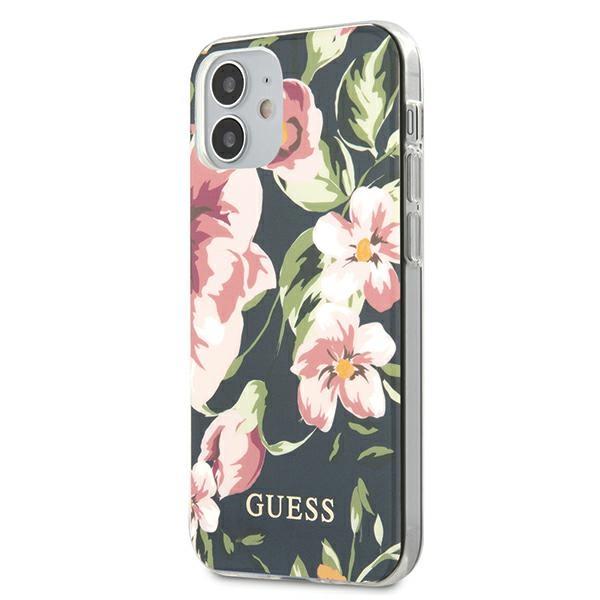 Capa Guess 4G 3D Pattern Collection para iPhone 12 mini - transparente