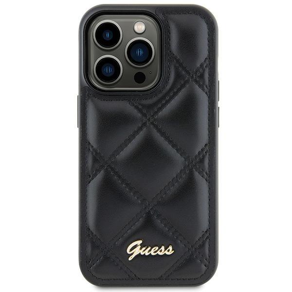 Capa Guess Quilted Metal Logo para Samsung Galaxy S23 FE - preta