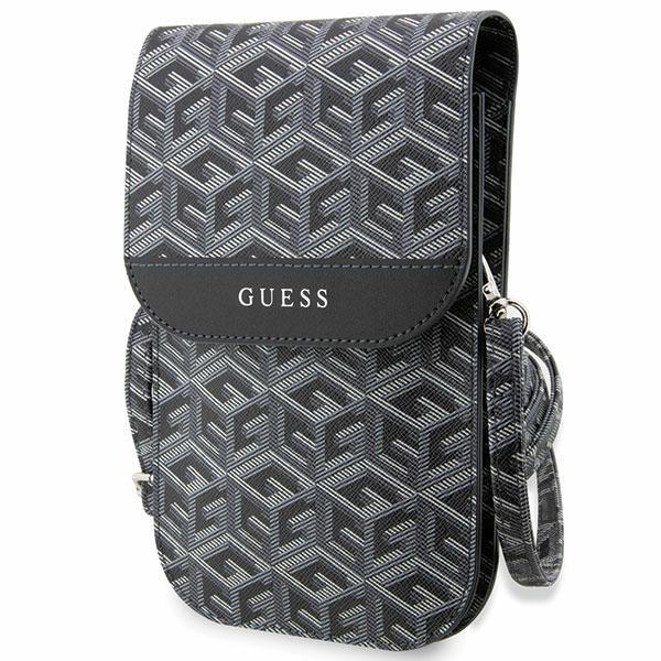 Bolsa Guess GCube Stripes - preta