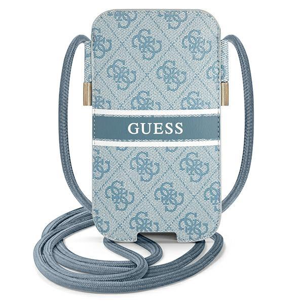 Bolsa Guess 4G Stripe 6.1'' - azul