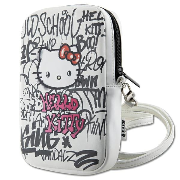 Bolsa Hello Kitty Graffiti Kitty Head - branca