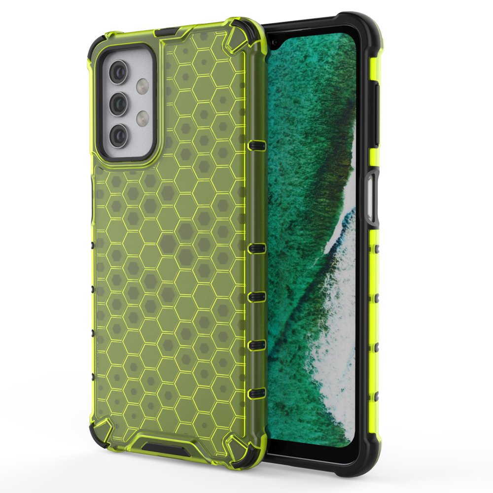 Estojo blindado Honeycomb com moldura de gel para Samsung Gal