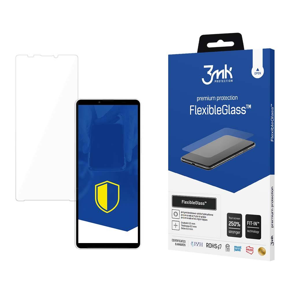Vidro híbrido 3mk FlexibleGlass™ para Sony Xperia 10 V