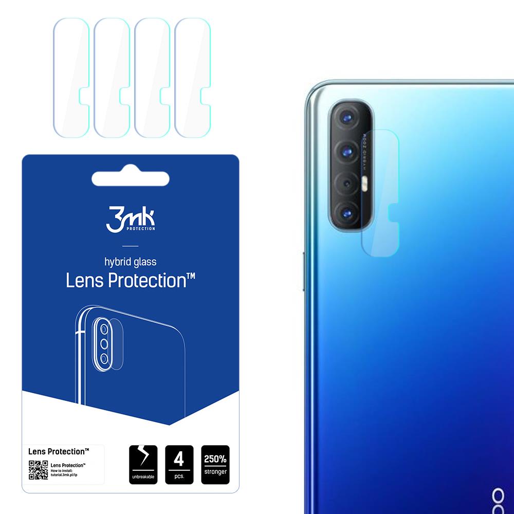 Proteção de Lente Híbrida 3mk™ para Oppo Reno 3 Pro