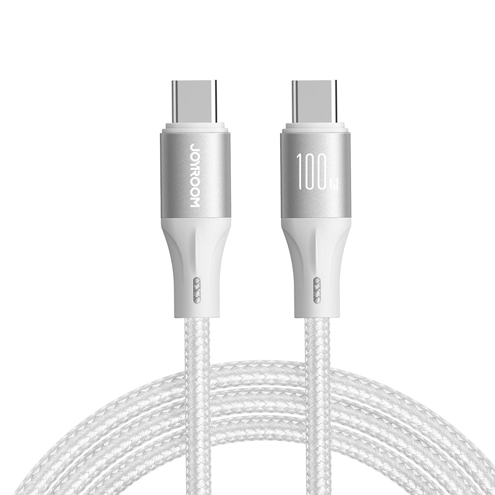 Cabo Joyroom Light-Speed Series SA25-CC5 100W USB-C / USB-C 1.2m - branco