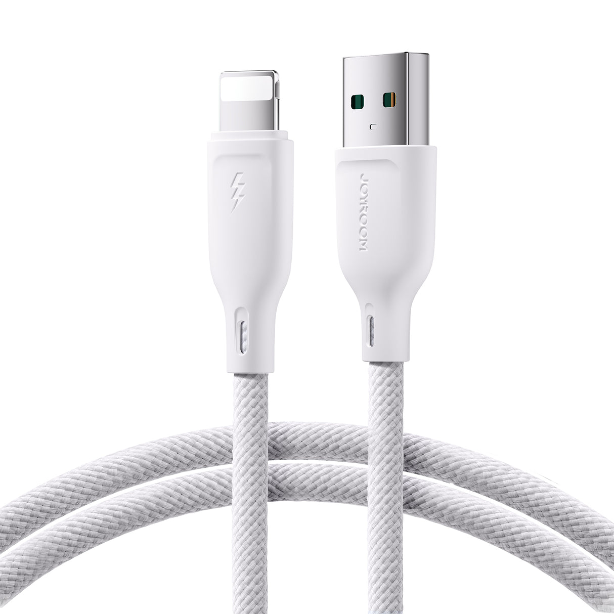 Cabo Joyroom Série Multi-Cor SA34-AL3 USB-A / Lightning 3A 1m - branco