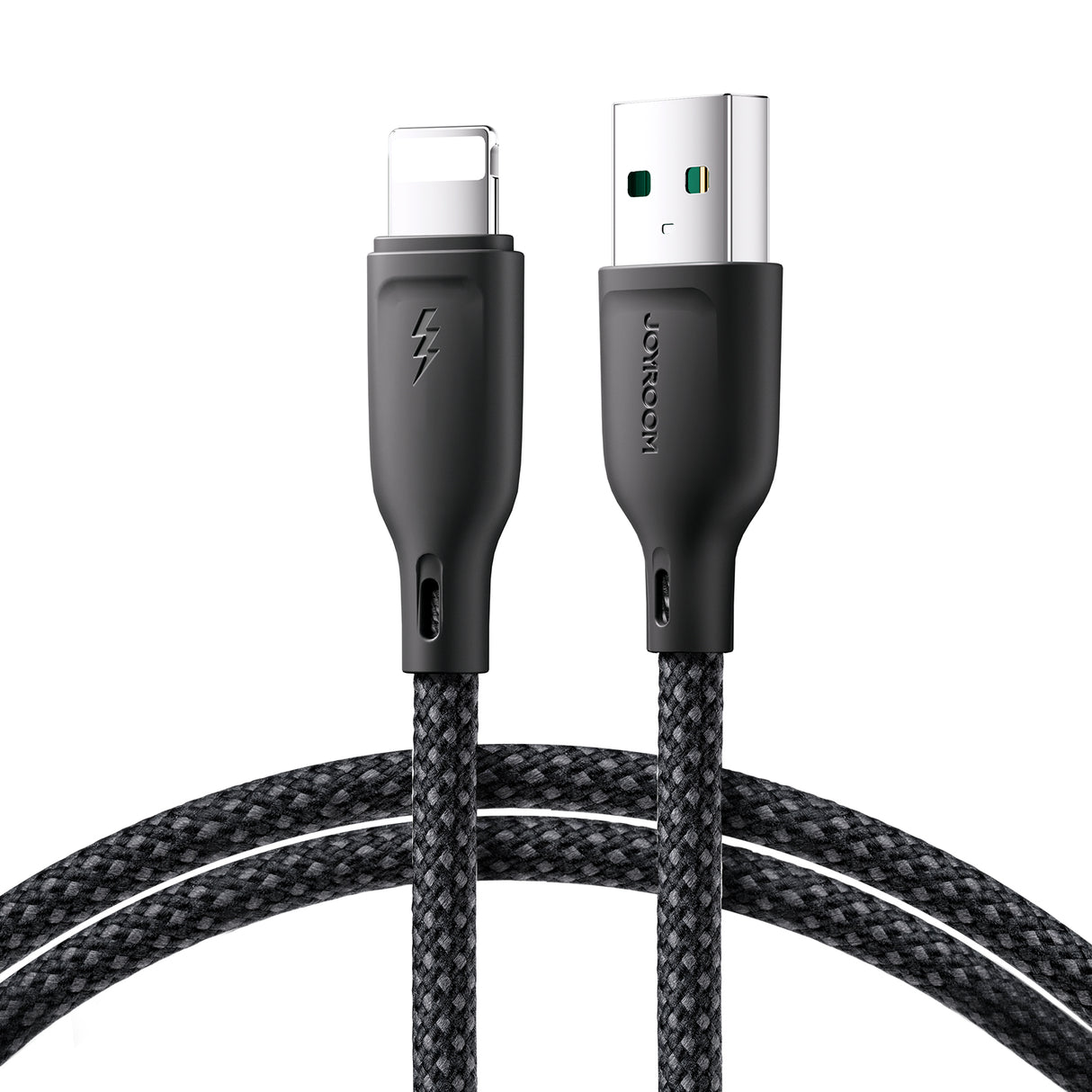 Cabo Joyroom Série Multi-Cor SA34-AL3 USB-A / Lightning 3A 1m - preto