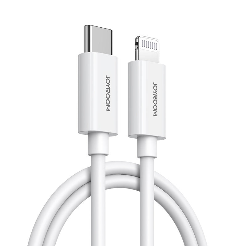 Cabo Joyroom S-M431 Lightning - USB-C PD 27W 3A 2m - branco