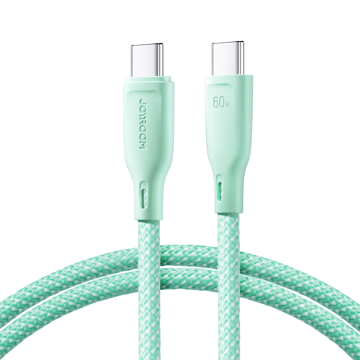Cabo Joyroom SA34-CC3 USB-C para USB-C 60W 480Mb/s 1m - verde