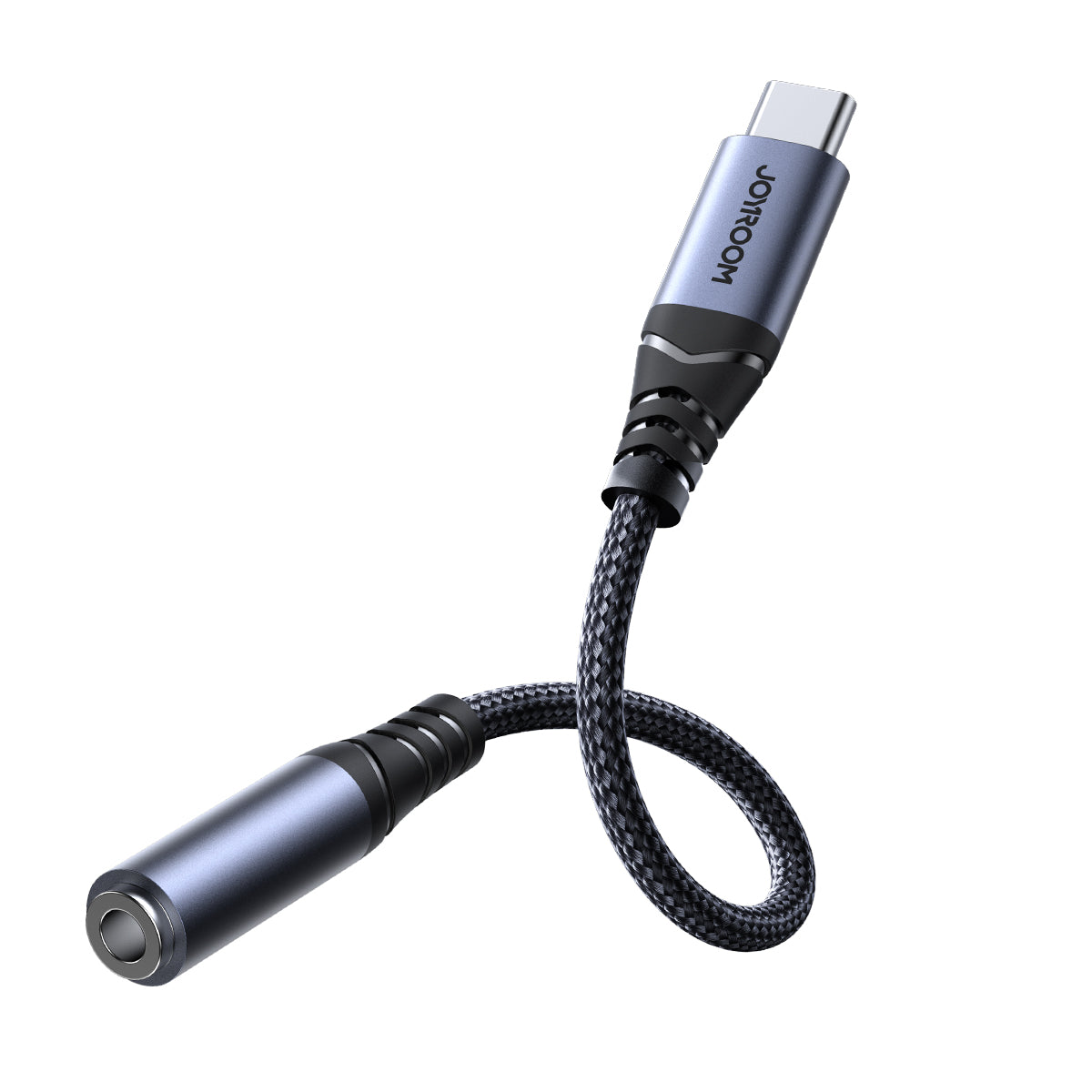 Adaptador DAC Joyroom SY-C01 USB-C para mini jack 3.5 mm - preto