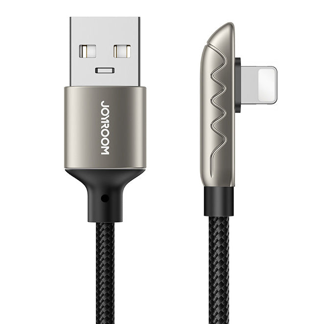 Cabo de jogo Joyroom USB - Lightning para carregamento / transmissão de dados 2,4A 1,2m prateado (S-1230K3)