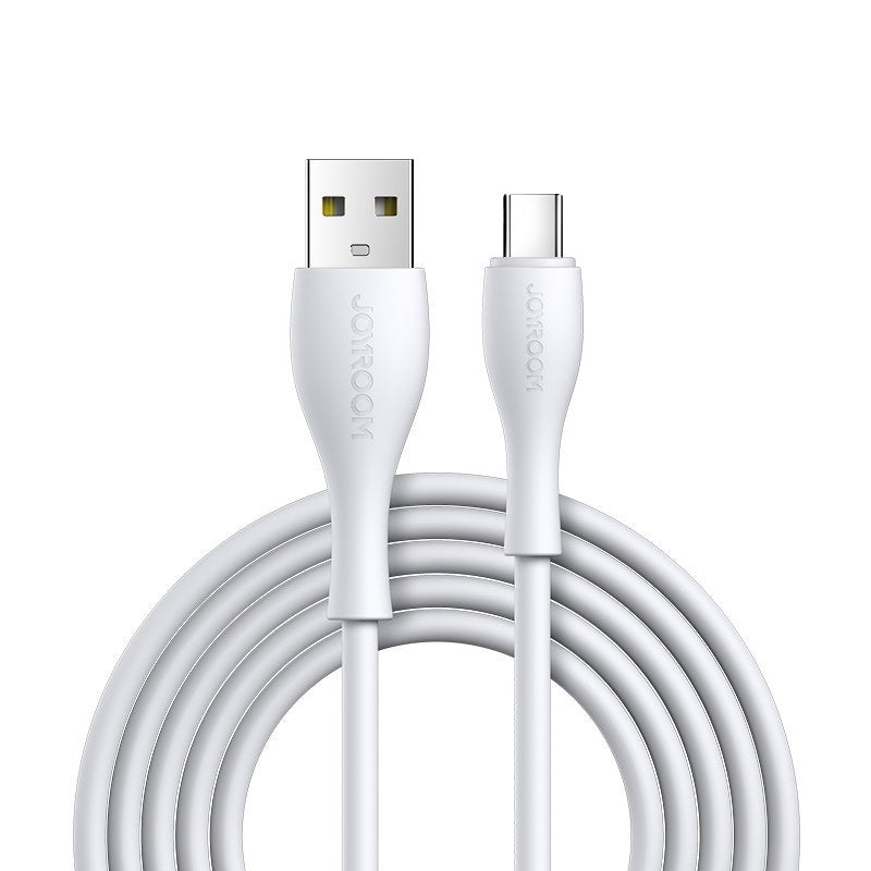 Cabo USB Joyroom - USB Tipo C 3 A 1 m branco (S-1030M8)
